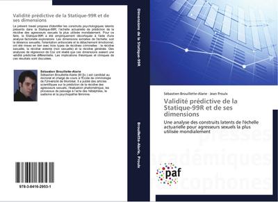 Validité prédictive de la Statique-99R et de ses dimensions