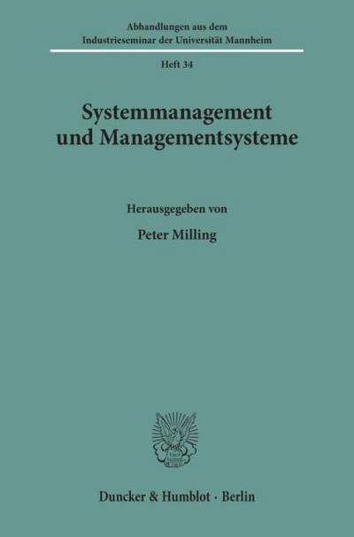 Systemmanagement und Managementsysteme.