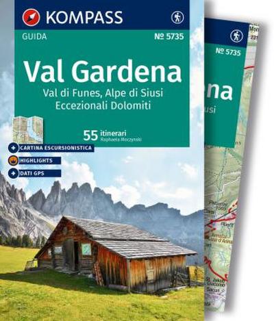 KOMPASS guida escursionistica Val Gardena, Val di Funes, Alpe di Siusi, 55 itinerari