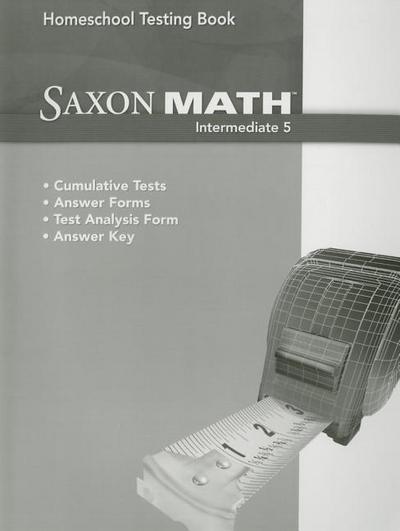 Saxon Math Intermediate Grd 5