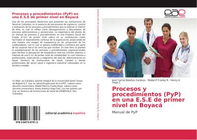 Procesos y procedimientos (PyP) en una E.S.E de primer nivel en Boyacá