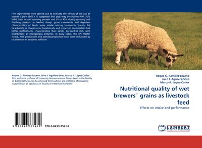 Nutritional quality of wet brewers’’ grains as livestock feed
