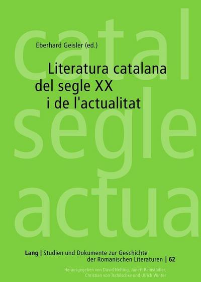 Literatura catalana del segle XX i de l’actualitat