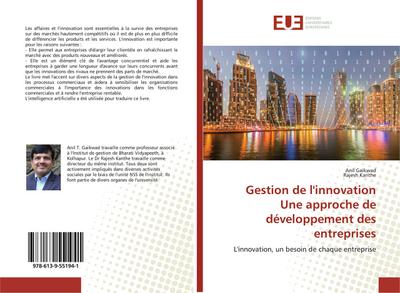 Gestion de l’innovationUne approche de développement des entreprises