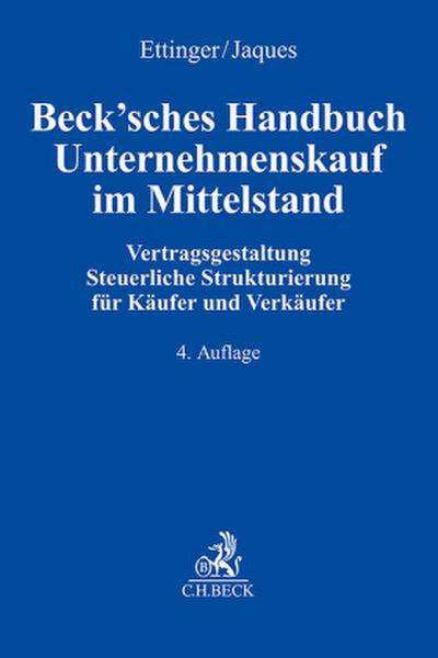 Beck’sches Handbuch Unternehmenskauf im Mittelstand