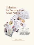Solutions for Secretaries of Small Npo’s