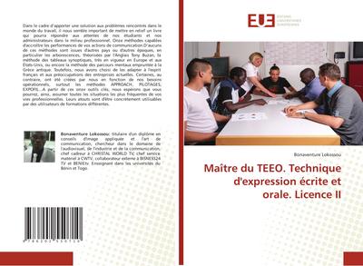 Maître du TEEO. Technique d’expression écrite et orale. Licence II