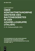 Über kontaktmetamorphe Gesteine des Baitonegebiete