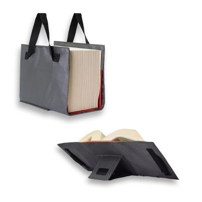 LexSKIN Einband in Gr. XL (Habersack) in Dunkel-Grau mit ausklappbarer Buchstütze