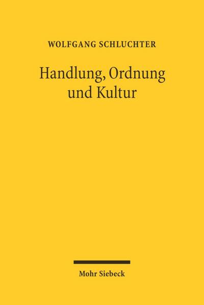 Handlung, Ordnung und Kultur