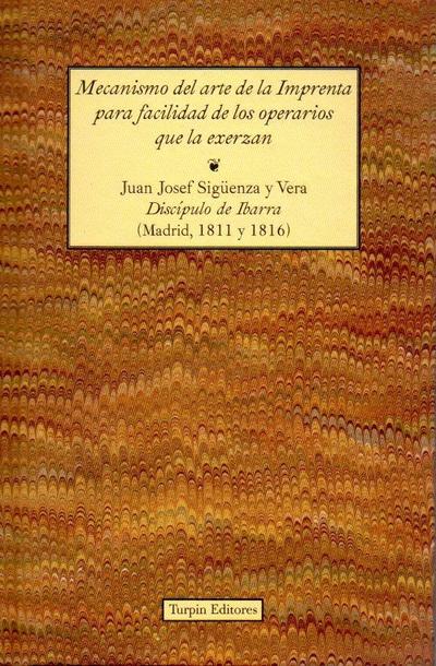 MECANISMO DEL ARTE DE IMPRENTA PARA FACILIDAD DE OPERARIOS