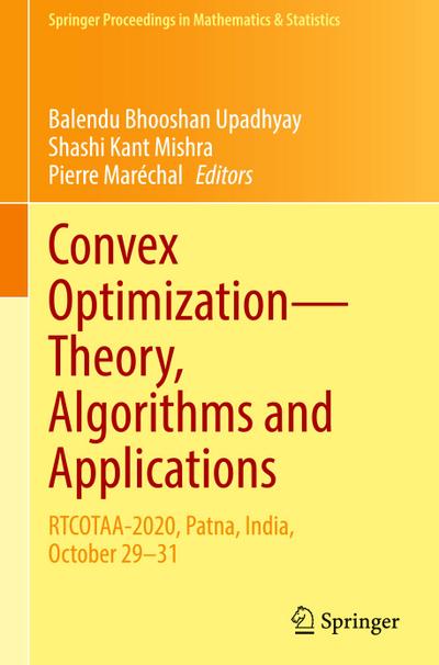 Convex Optimization-Theory, Algorithms and Applications