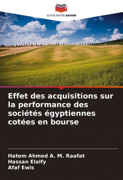 Effet des acquisitions sur la performance des sociétés égyptiennes cotées en bourse