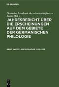 Bibliographie 1936–1939