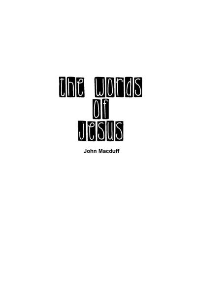 The Words of Jesus