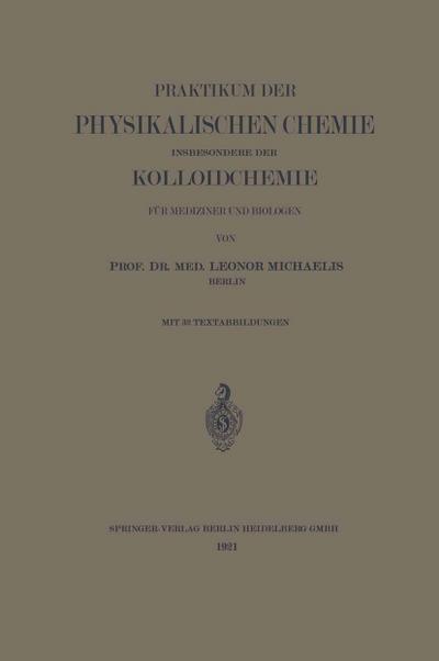 Praktikum der physikalischen Chemie