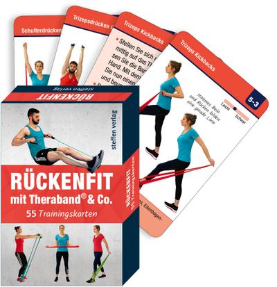 Trainingskarten Rückenfit mit Theraband® & Co.