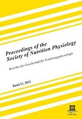Proceedings of the Society of Nutrition Physiology Band 21,2012