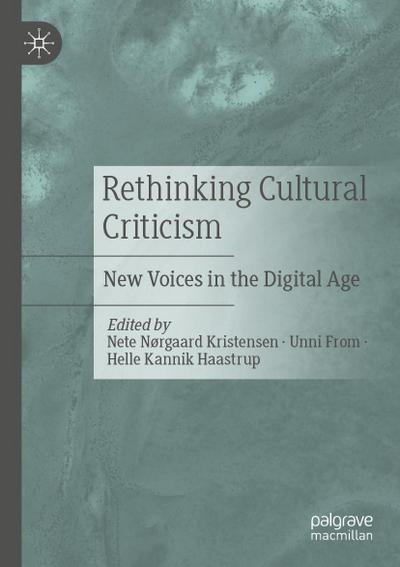 Rethinking Cultural Criticism