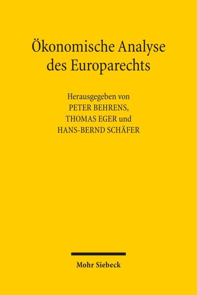 Ökonomische Analyse des Europarechts
