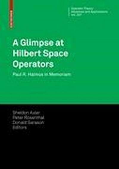 A Glimpse at Hilbert Space Operators