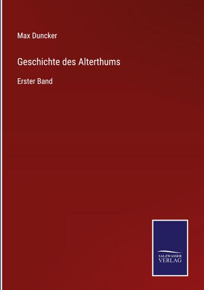 Geschichte des Alterthums