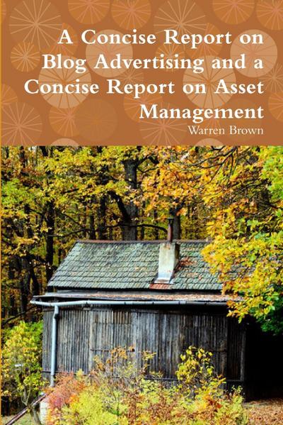 A Concise Report on Blog Advertising and a Concise Report on Asset Management