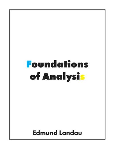 Foundations of Analysis