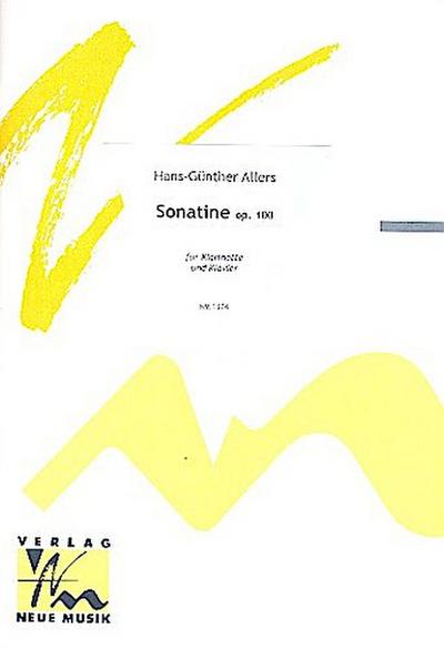 Sonatine op. 100 für Klarinette und Klavier