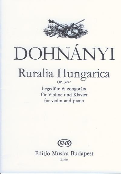 Ruralia hungarica op.32cfür Violine und Klavier