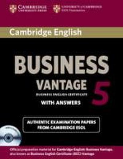 Cambridge English Business 5 Vantage Self-Study Pack (Student’s Book with Answers and Audio CDs (2))