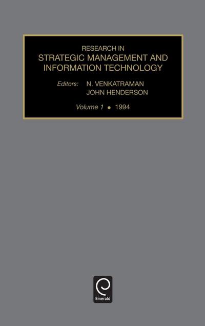 Research in Strategic Management and Information Technology