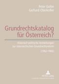 Grundrechtskatalog für Österreich?