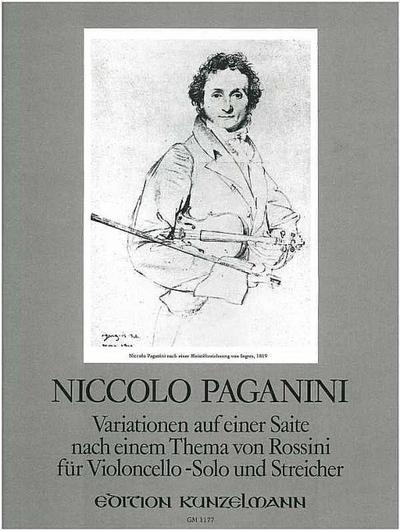 Variationen auf einer Saite nach einem Thema von Rossinifür Violoncello und Streichorchester