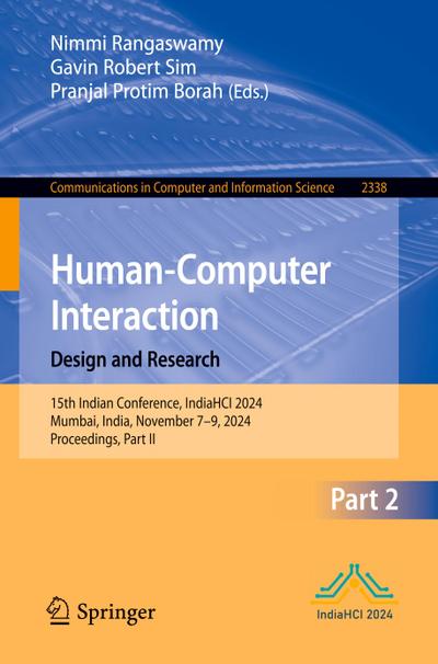 Human-Computer Interaction. Design and Research