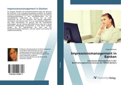 Impressionsmanagement in Banken