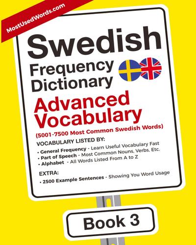 Swedish Frequency Dictionary - Advanced Vocabulary