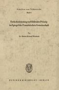 Entkolonisierung und föderales Prinzip im Spiegel der französischen Gemeinschaft.
