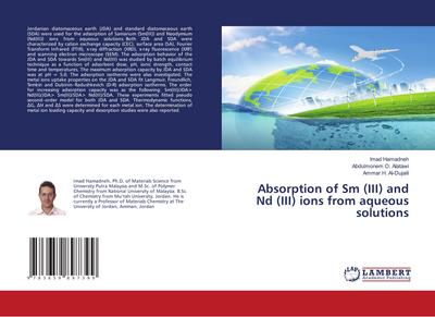 Absorption of Sm (III) and Nd (III) ions from aqueous solutions