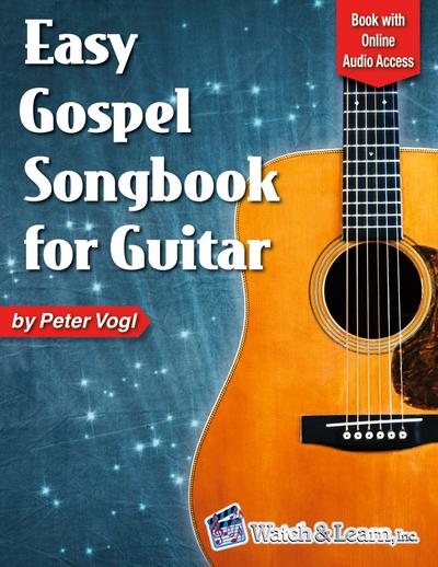 Easy Gospel Songbook for Guitar Book with Online Audio Access
