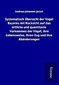 Systematisch Übersicht der Vögel Bayerns mit Rücks