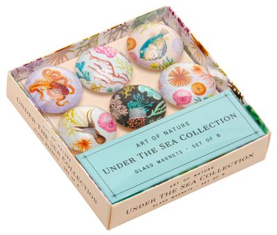 Insights: Art of Nature: Under the Sea Glass Magnet Set (Set
