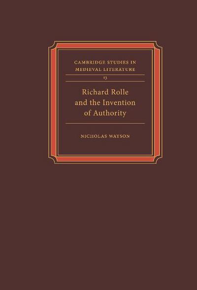 Richard Rolle & Invention Auth