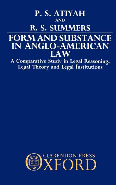 Form and Substance in Anglo-American Law