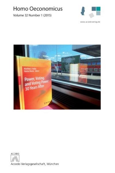 Homo Oeconomicus 32 (1)