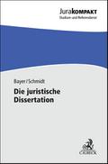 Die juristische Dissertation