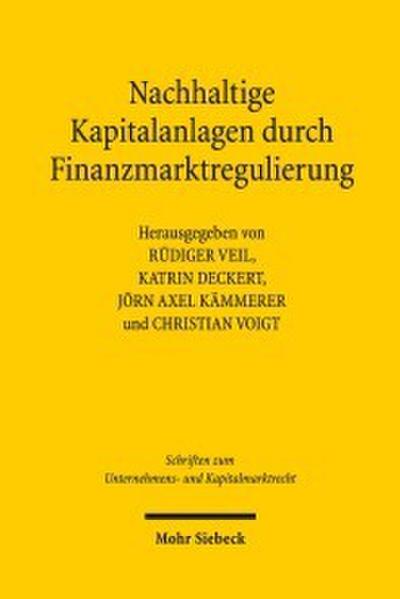 Nachhaltige Kapitalanlagen durch Finanzmarktregulierung