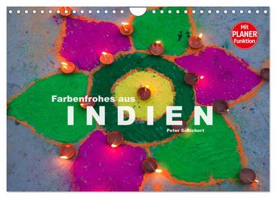 Farbenfrohes aus Indien (Wandkalender 2026 DIN A4 quer), CALVENDO Monatskalender