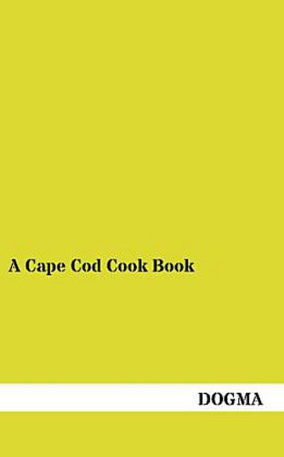 A Cape Cod Cook Book