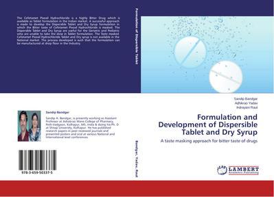 Formulation and Development of Dispersible Tablet and Dry Syrup